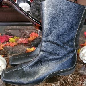 Paul Green munchen leather and suede booties